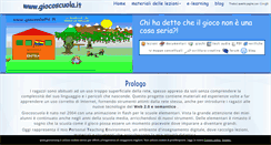 Desktop Screenshot of giocoscuola.it