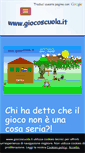 Mobile Screenshot of giocoscuola.it