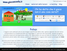 Tablet Screenshot of giocoscuola.it